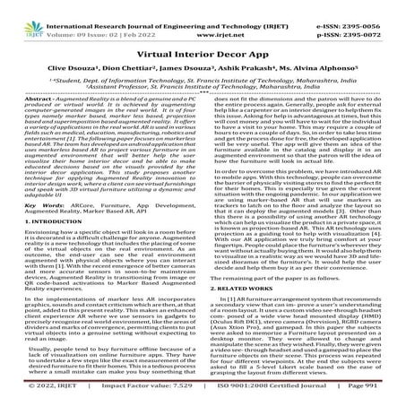 Virtual Interior Decor App