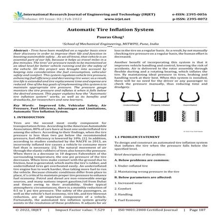 Automatic Tire Inflation System