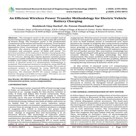 Wireless Power Transfer in Electric Vehicles.pptx