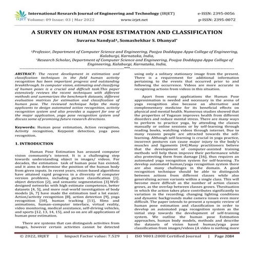 A Survey on Human Pose Estimation | PDF