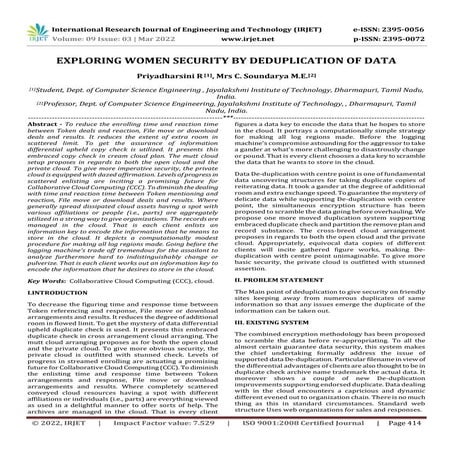 EXPLORING WOMEN SECURITY BY DEDUPLICATION OF DATA