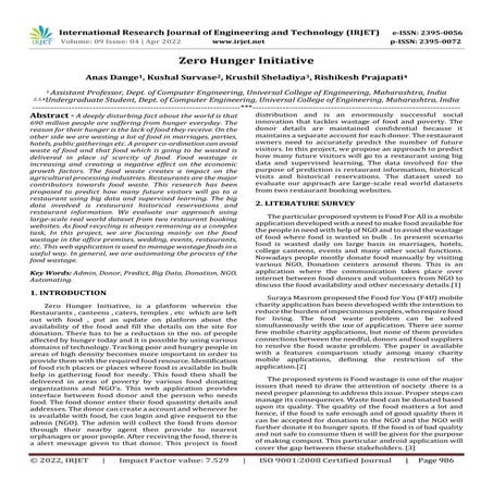 Zero Hunger Initiative