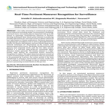 Real-Time Pertinent Maneuver Recognition for Surveillance