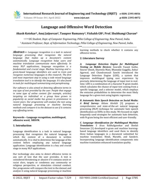 Live Sign Language Translation: A Survey | PDF