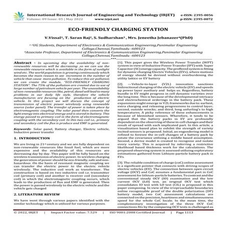 ECO-FRIENDLY CHARGING STATION