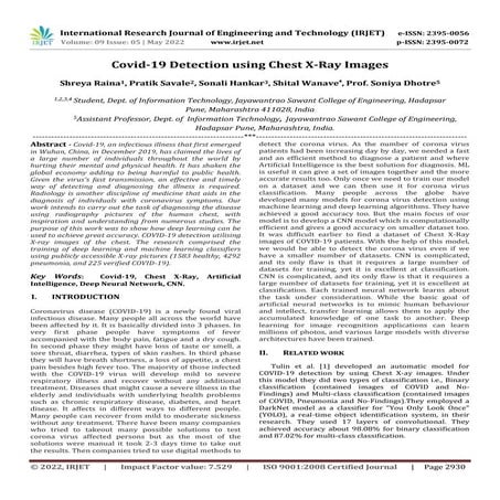 Covid-19 Detection using Chest X-Ray Images