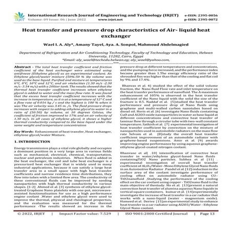 A Review Paper On Analysis Of Automobile Radiator | PDF