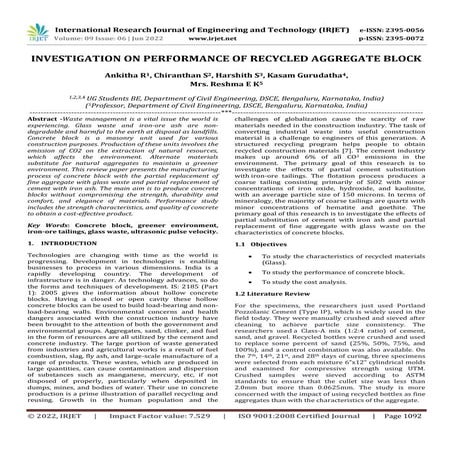 Design of low cost roofing tile using agricultural and plastic waste | PDF
