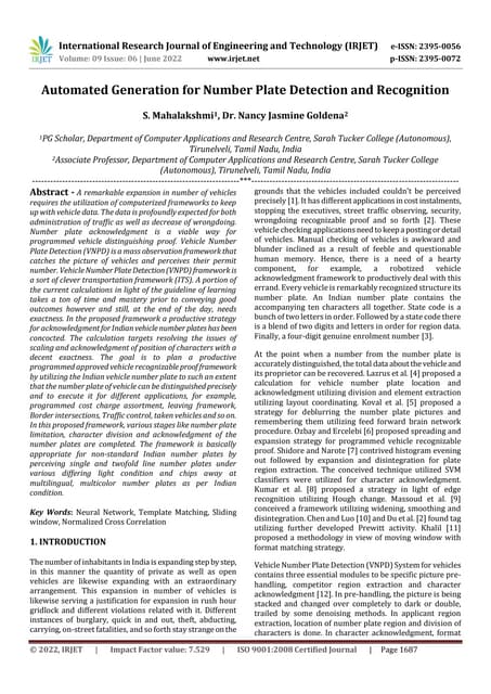 Automated Generation for Number Plate Detection and Recognition Circuit Diagram
