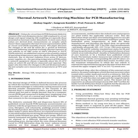 Thermal Artwork Transferring Machine for PCB Manufacturing