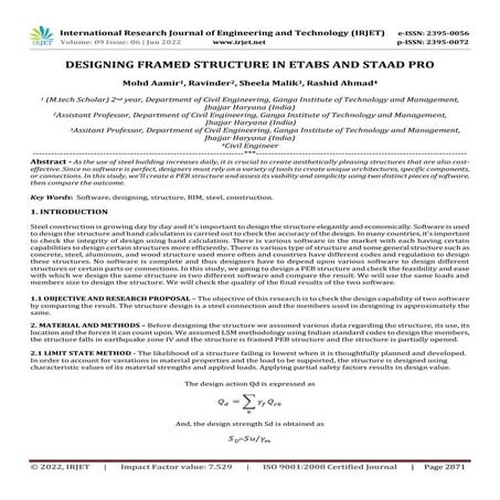 DESIGNING FRAMED STRUCTURE IN ETABS AND STAAD PRO