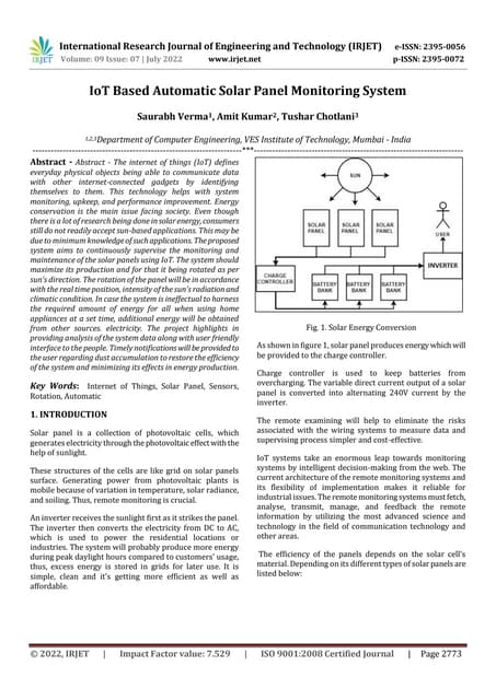 IoT Based Automatic Solar Panel Monitoring System Circuit Diagram