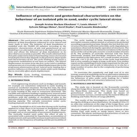 Evaluation of Lateral Capacity of Pile Foundation in Layered Soils | PDF