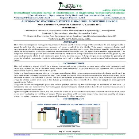 Importance of soil moisture sensors in Agriculture_ Advantages and ...