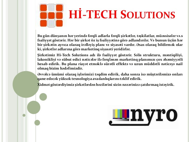 HİTECH Solutions