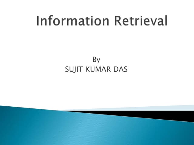 Information Retrieval-1