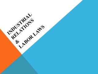 Industrial relations