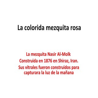 Irán mezquita rosa