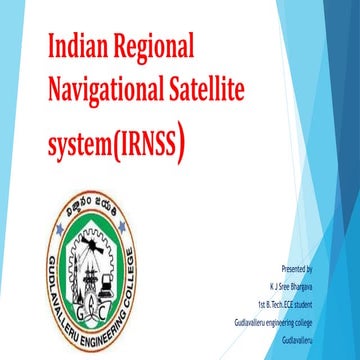 IRNSS by Sree Bhargava