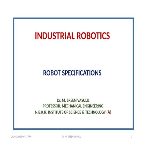 IROB SPECIFICATIONS of the robotics.pptx