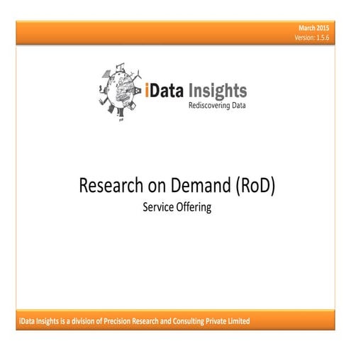 iData Insights Research on Demand Offerings