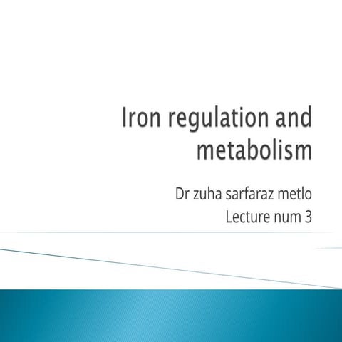 iron-regulation lec 3.ppt iron-regulation lec 3.ppt