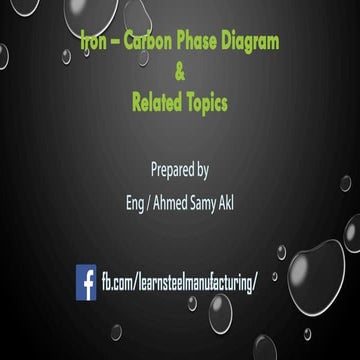 Iron – carbon phase diagram