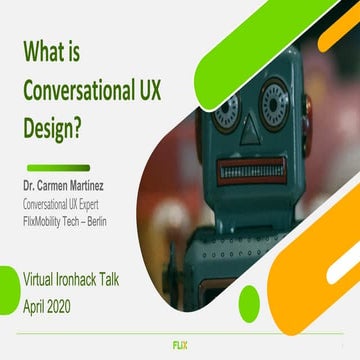 What is Conversational UX Design? | PPT
