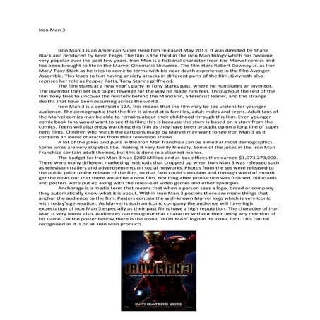 Iron man 3