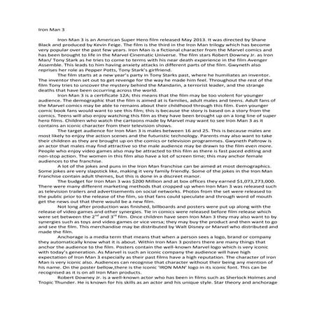 Iron man 3