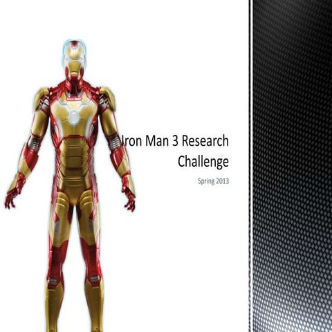 Iron man 3 research challenge