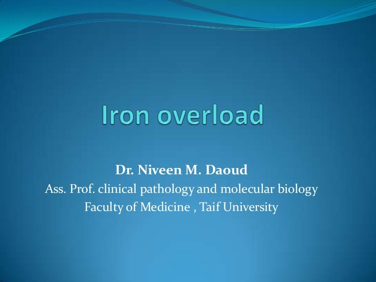 Iron overload
