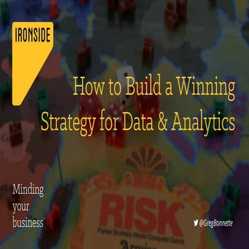 Building a Winning Roadmap for Analytics