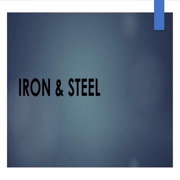 Iron & steel