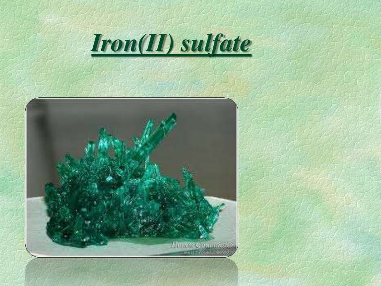 Iron sulphate