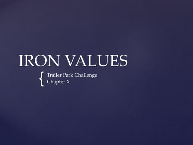 Iron Values TPC Chapter 10