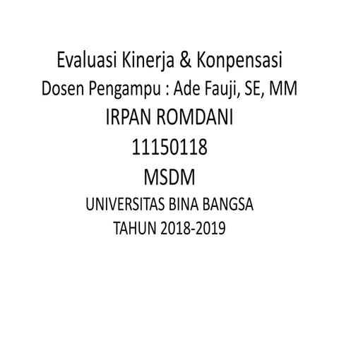 Irpan romdani(framework) | PPTX