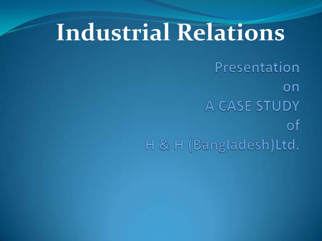 Industeial Relation