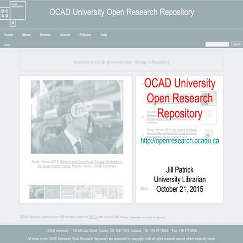 OCAD University Open Research Repository