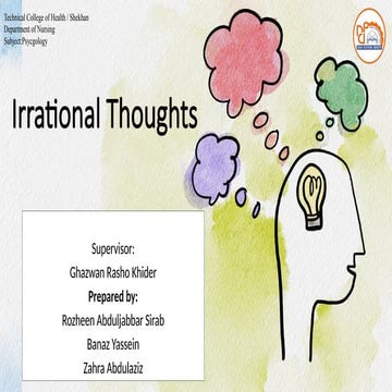 Irrational Thoughts.pptx..................