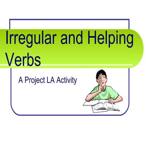 Irregular verbs