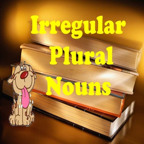 Irregular plural noun