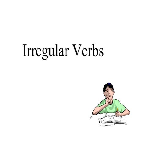 Irregular verbs