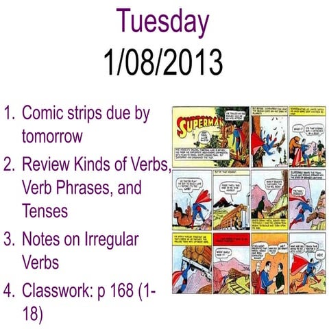 Irregular Verbs- Unit 3