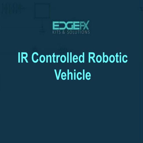 Controlling Robotic Vehicle With IR Remote