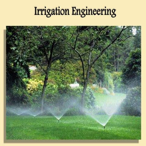 Irrigation Engineering