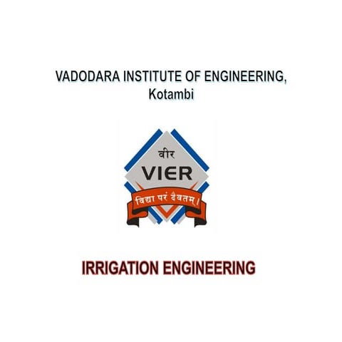 Irrigation engineering 2016 13ci009