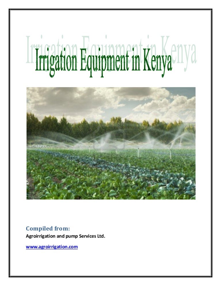 Irrigation equipment in kenya