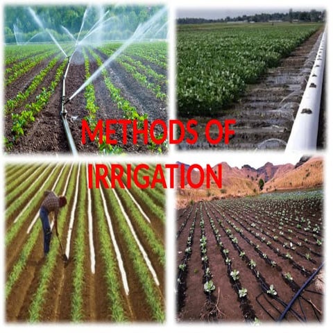 Methods of irrigation | PPTX