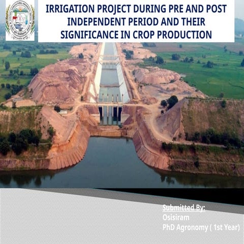 IRRIGATION PROJECTS FOR CROP PRODUCTIVITY IN AGRICULTURE